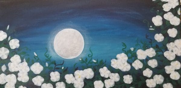 Moon Flower II, 12"x24"